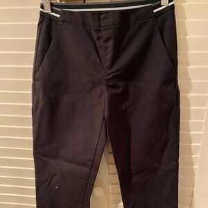 Uniqlo black size small tapered ankle pants.